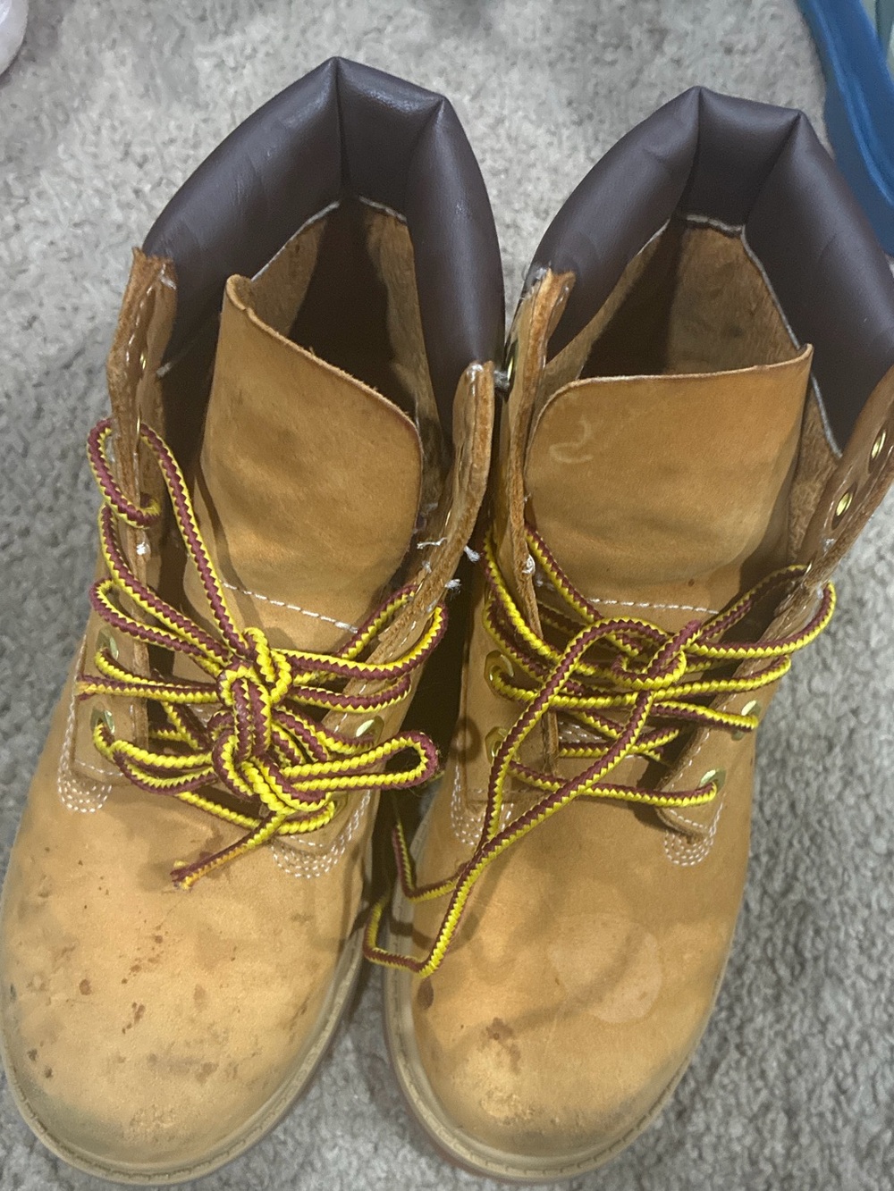 Kids Waterproof size 13 toddlers timberland boots Work-Style Boots in Wheat